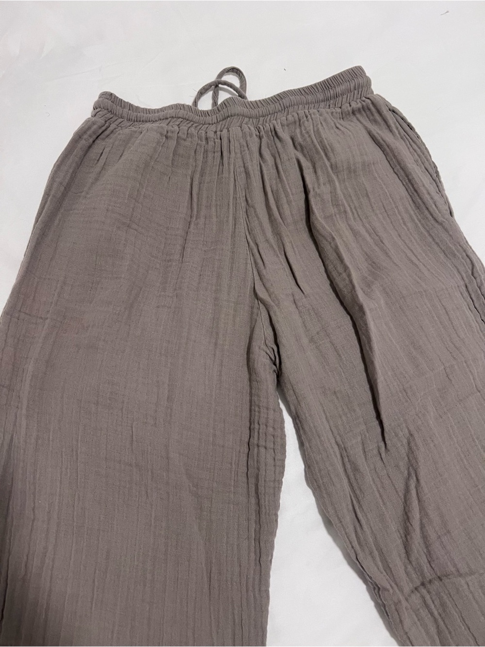 Linen pant - Tan - Picture 5 of 6